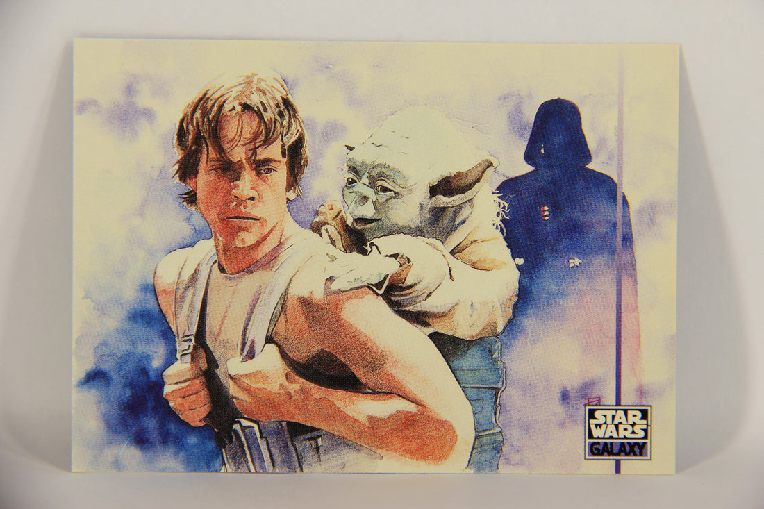 Star Wars Galaxy 1995 Topps Trading Card #332 The Road Of Trials Artwork ENG L019694