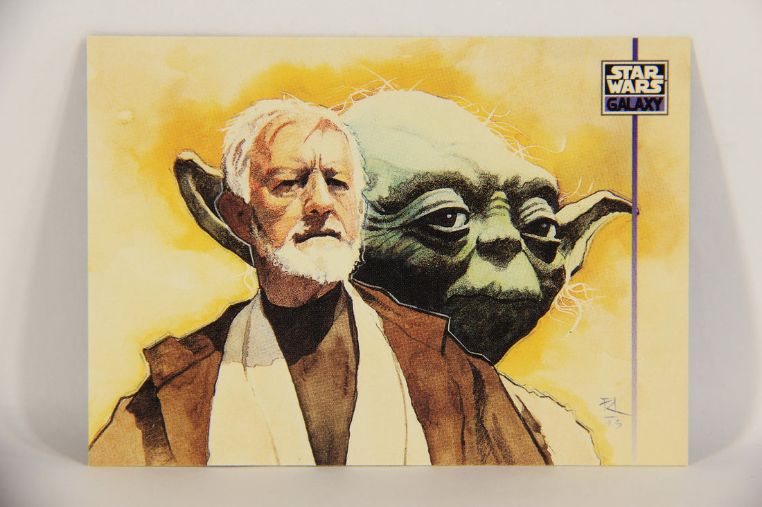 Star Wars Galaxy 1995 Topps Trading Card #335 The Force Artwork ENG L019697