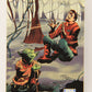 Star Wars Galaxy 1995 Trading Card #340 Yoda Training A Young Jedi Artwork ENG L019702