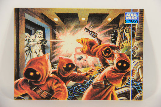 Star Wars Galaxy 1995 Card #346 Searching For The Escaped Droids Artwork ENG L019708