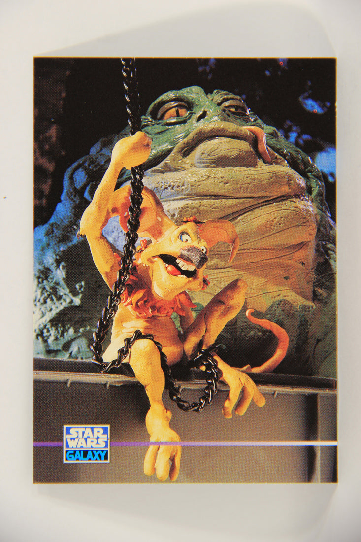 Star Wars Galaxy 1995 Topps Card #355 Salacious Crumb ROTJ Artwork ENG L019717
