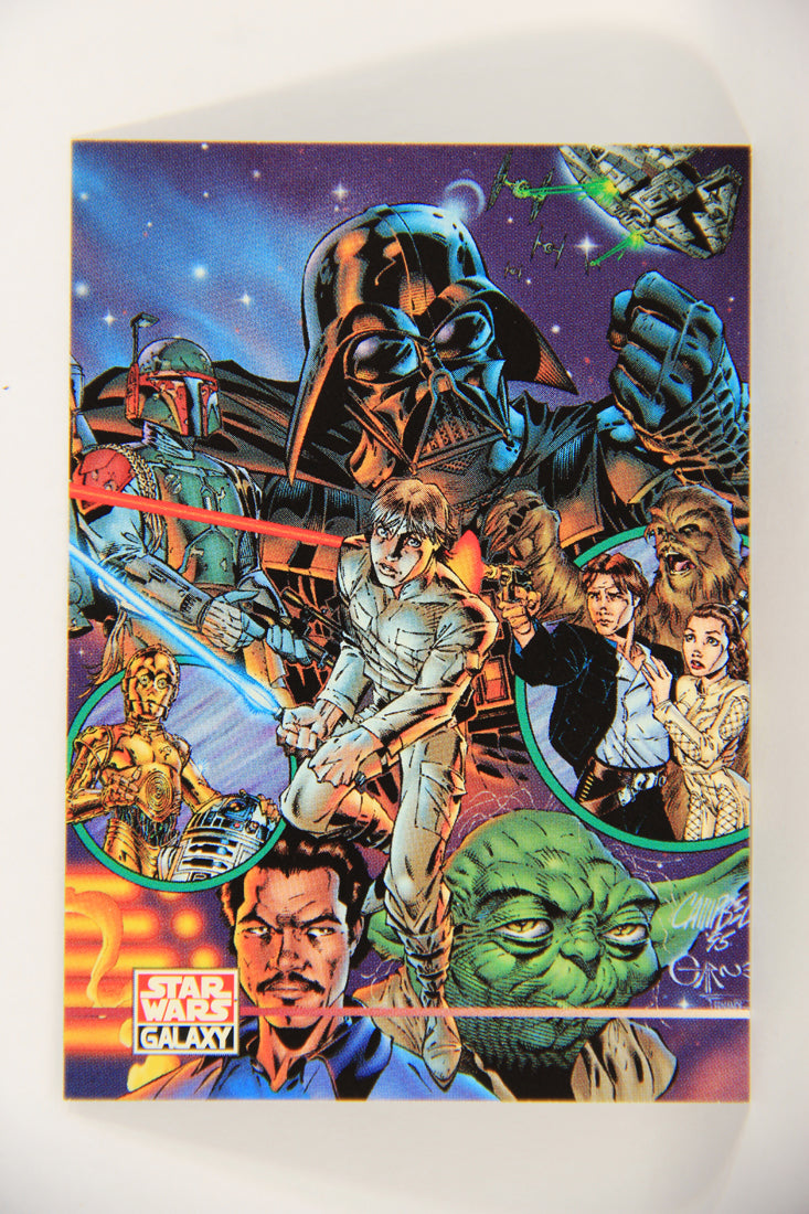 Star Wars Galaxy 1995 Card #359 SW Galaxy Magazine Cover #4 Artwork ENG L019721