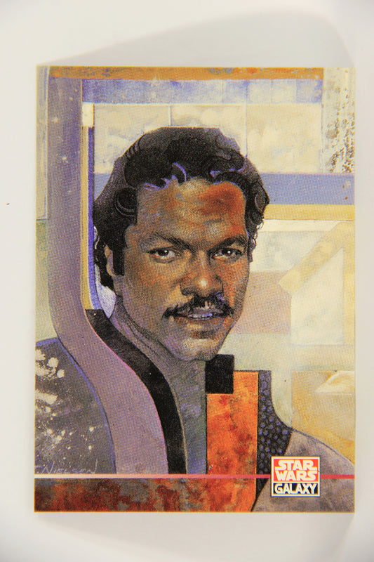 Star Wars Galaxy 1995 Topps Trading Card #362 Lando Calrissian Artwork ENG L019724