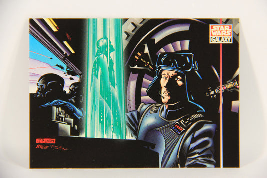 Star Wars Galaxy 1995 Topps Trading Card #364 Inside AT-AT ESB Artwork ENG L019726