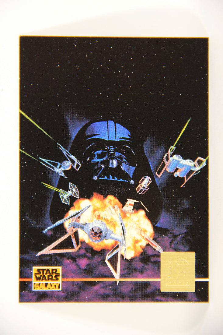 Star Wars Galaxy 1995 Trading Card #L5 TIE Fighter Game - LucasArts Foil Artwork L019732