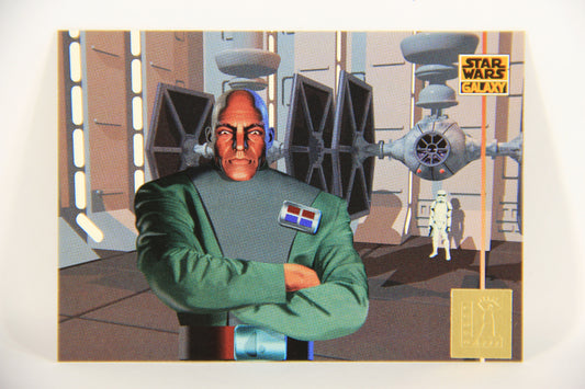 Star Wars Galaxy 1995 Topps Card #L7 The Stele Chronicles - LucasArts Foil Artwork L019734