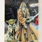Star Wars Galaxy 1993 Topps Etched Foil Card #5 Of 6 Obi-Wan And Yoda Artwork L019740