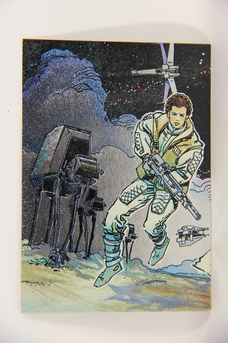 Star Wars Galaxy 1993 Topps Etched Foil Card #6 Of 6 Princess Leia Artwork ENG L019741