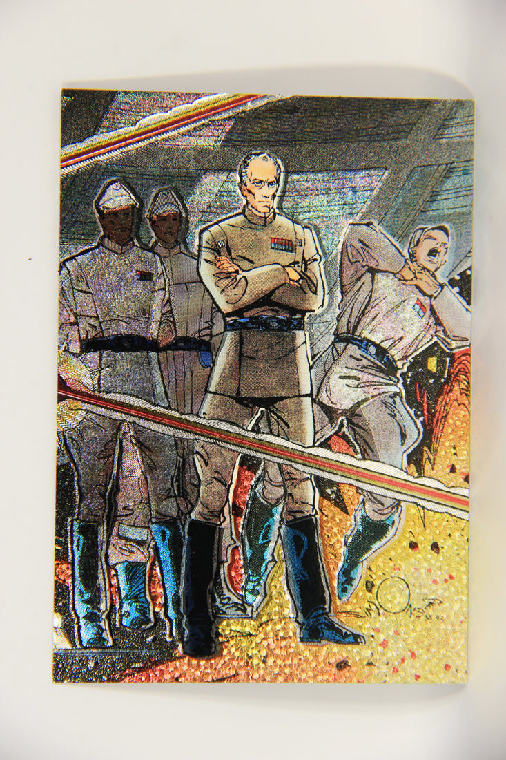 Star Wars Galaxy 1994 Topps Etched Foil Card #7 Imperial Officers Artwork ENG L019744