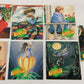 Christmas 7 Card Story Fleer 1995 Trading Card Set #1-7 The Velveteen Rabbit ENG L019745