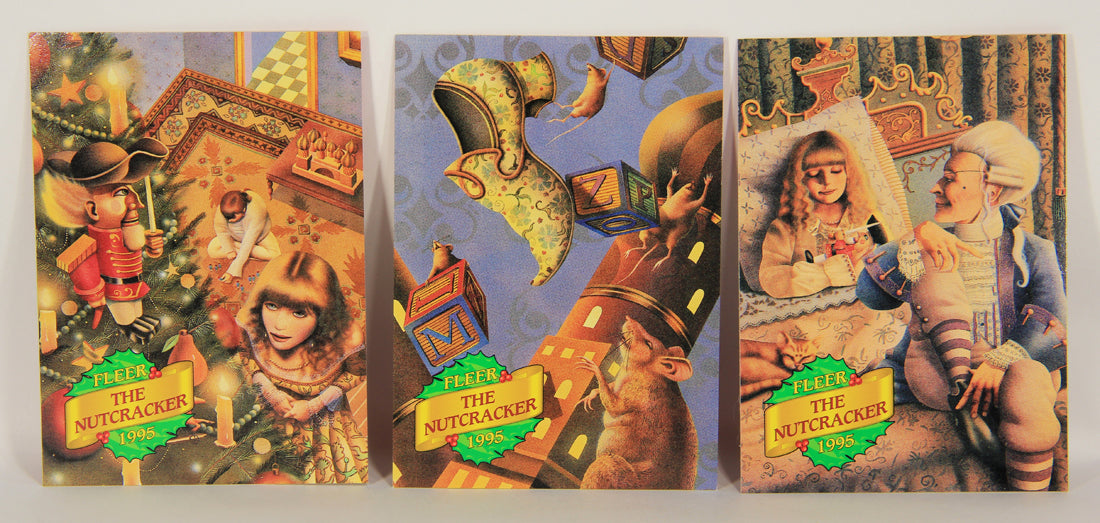 Christmas 7 Card Story Fleer 1995 Trading Card Set #1-7 The Nutcracker ENG L019746