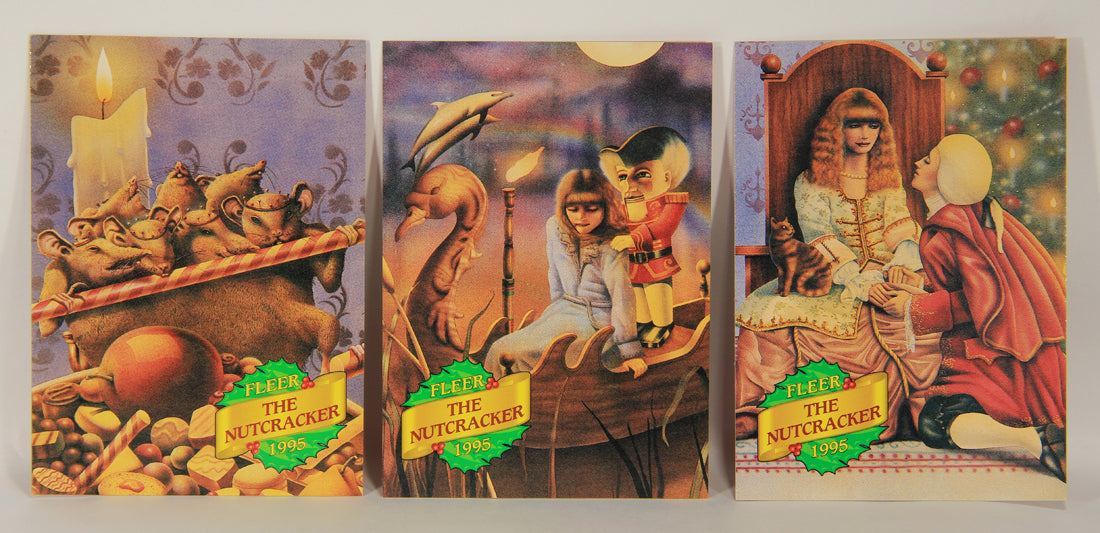 Christmas 7 Card Story Fleer 1995 Trading Card Set #1-7 The Nutcracker ENG L019746