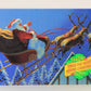 Christmas 7 Card Story Fleer 1995 Card Set #1-7 'Twas The Night Before Christmas L019749