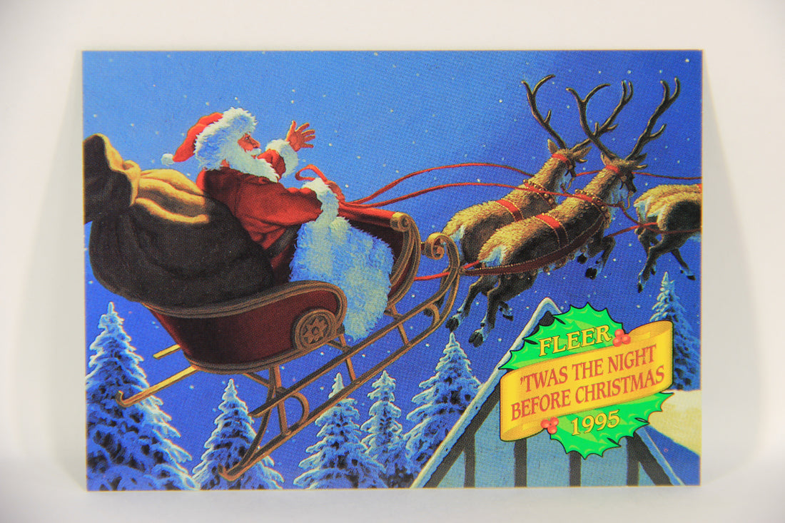 Christmas 7 Card Story Fleer 1995 Card Set #1-7 'Twas The Night Before Christmas L019749