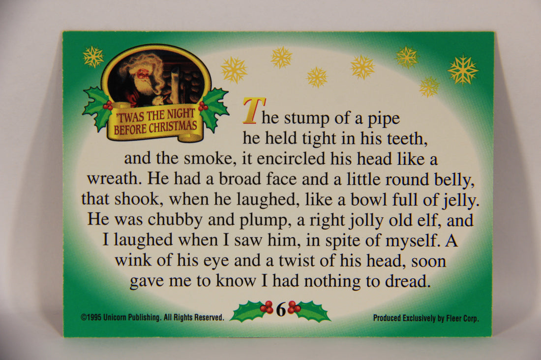 Christmas 7 Card Story Fleer 1995 Card Set #1-7 'Twas The Night Before Christmas L019749