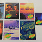 Christmas 7 Card Story Fleer 1995 Trading Card Set #1-7 Christmas Songs ENG L019750