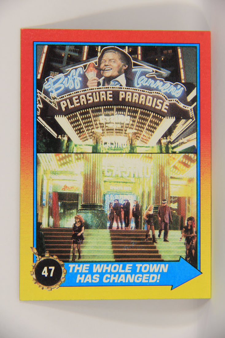 Back To The Future II 1989 Trading Card #47 The Whole Town Has Changed L019754