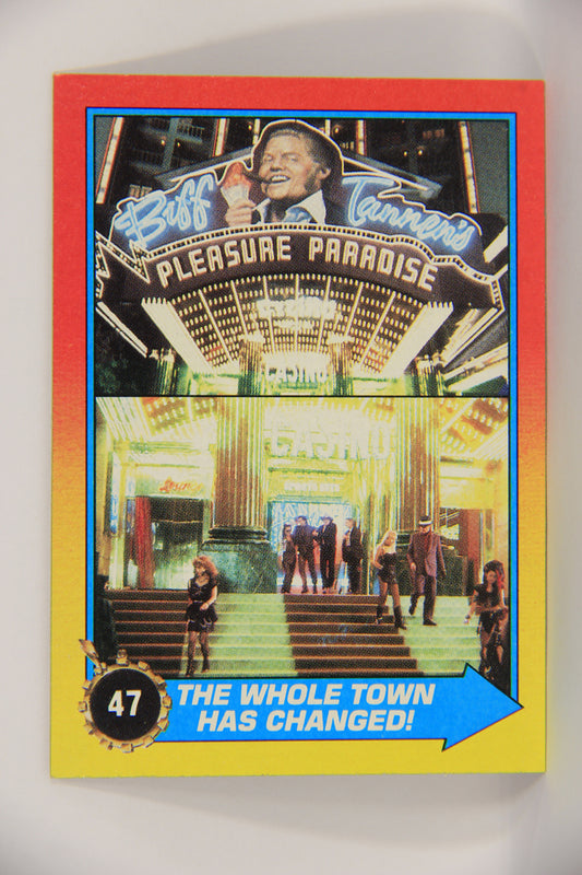 Back To The Future II 1989 Trading Card #47 The Whole Town Has Changed L019754