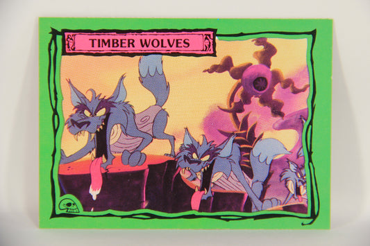 Beetlejuice 1990 Trading Card #50 Timber Wolves ENG L019755