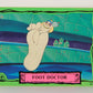 Beetlejuice 1990 Trading Card #97 Foot Doctor ENG L019756