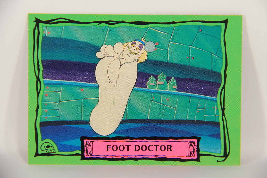 Beetlejuice 1990 Trading Card #97 Foot Doctor ENG L019756