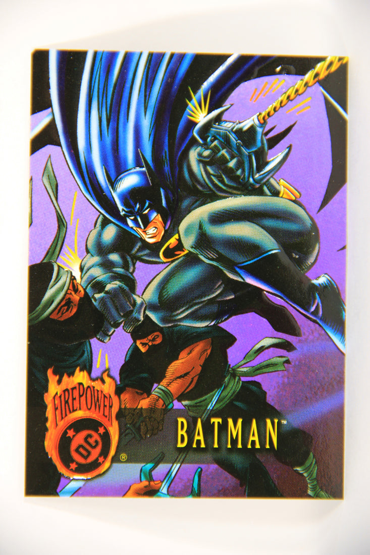DC Outburst Firepower 1996 Trading Card #77 Batman Embossed Card L019760