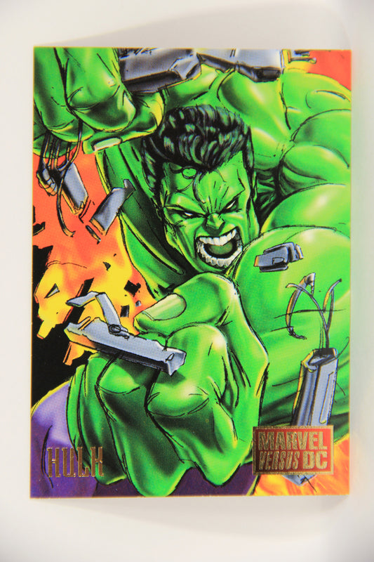 DC Versus Marvel Comics 1995 Trading Card #4 Hulk ENG L019761