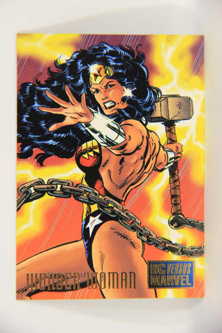 DC Versus Marvel Comics 1995 Trading Card #27 Wonder Woman ENG L019764