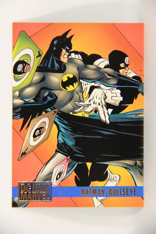 DC Versus Marvel Comics 1995 Trading Card #70 Batman Vs Bullseye ENG L019767