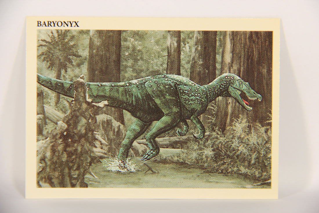 Dinosaurs The Mesozoic Era 1993 Vintage Trading Card #34 Baryonyx ENG L019774