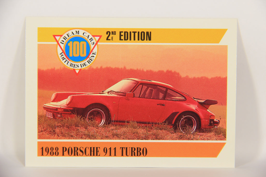 Dream Cars 2nd Edition 1992 Trading Card #66 - 1988 Porsche 911 Turbo FR-ENG L019777