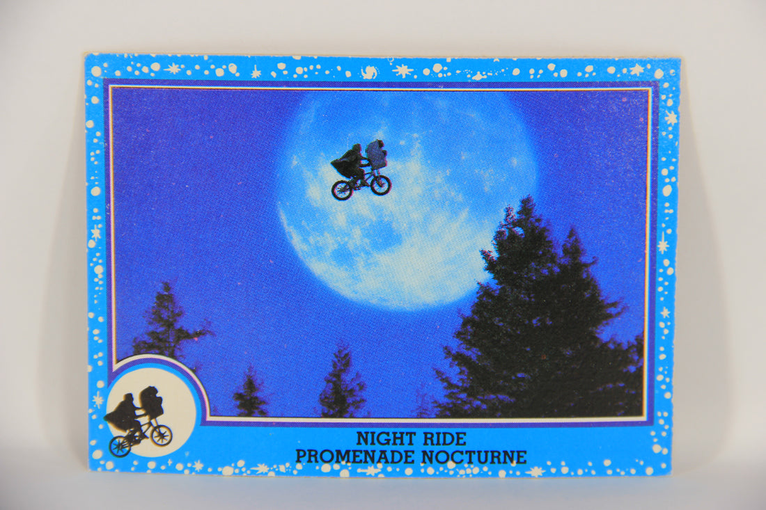 E.T. The Extra-Terrestrial 1982 Trading Card #45 Night Ride FR-ENG OPC L019781