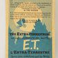 E.T. The Extra-Terrestrial 1982 Trading Card #45 Night Ride FR-ENG OPC L019781