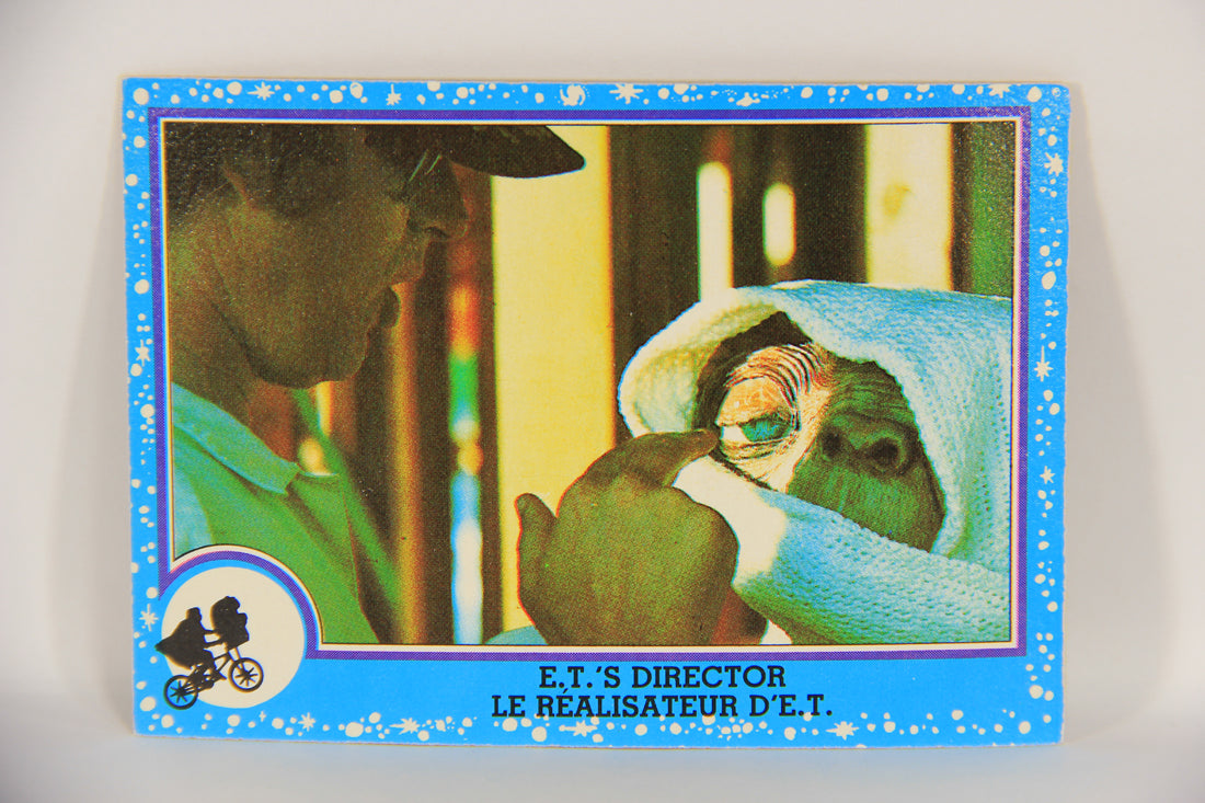 E.T. The Extra-Terrestrial 1982 Trading Card #83 E.T.'s Director FR-ENG OPC L019782