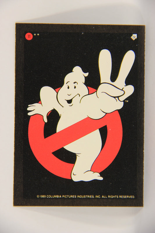 Ghostbusters II 1989 Trading Card Sticker #11 Ghostbusters II Logo L019784