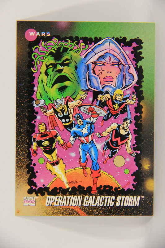 1992 Marvel Universe Series 3 Trading Card #186 Operation Galactic Storm ENG L019791