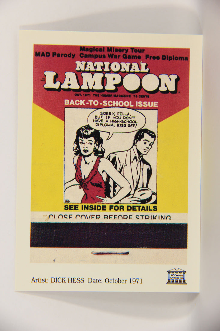 National Lampoon 1993 Trading Card #9 Back-To-School Issue - October 1971 L019796