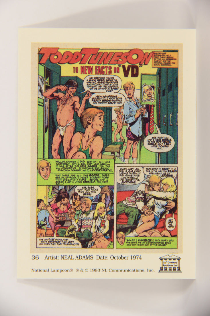National Lampoon 1993 Trading Card #36 Pubescence - October 1974 L019799