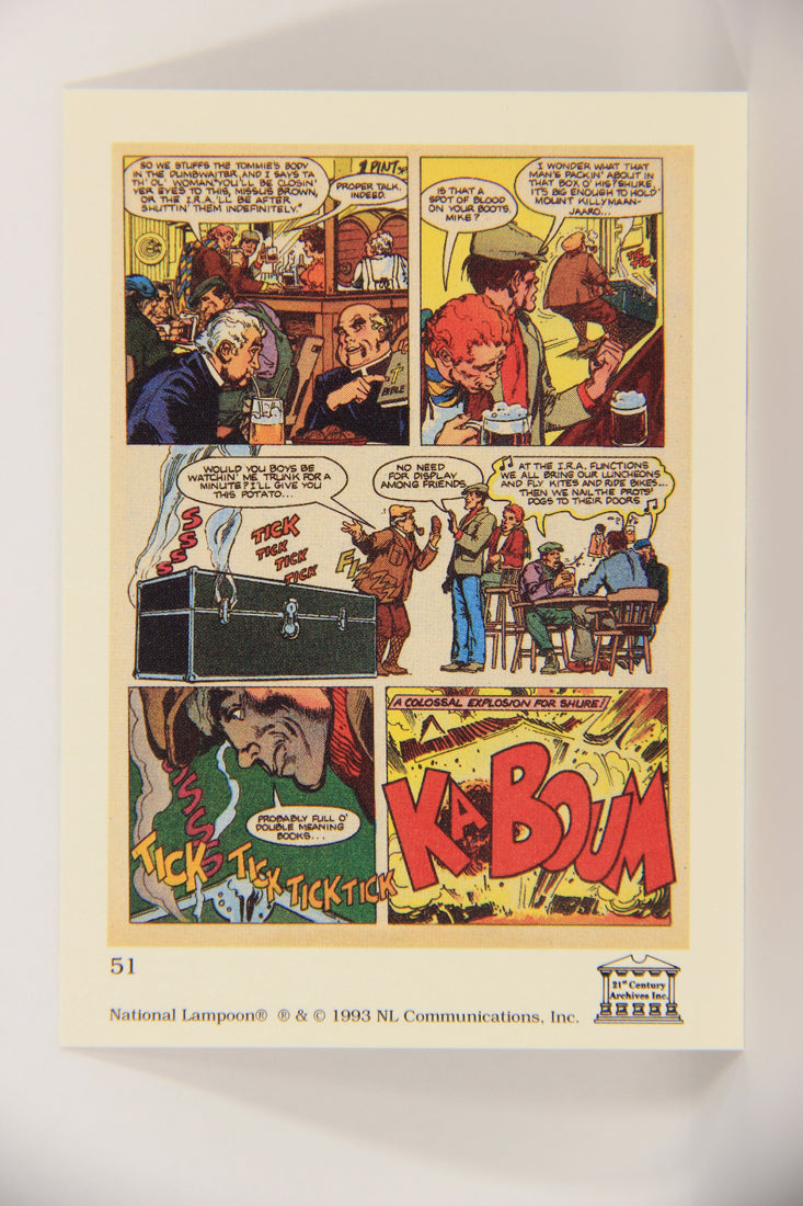 National Lampoon 1993 Trading Card #51 A Few Bold Lads - January 1976 ENG L019800