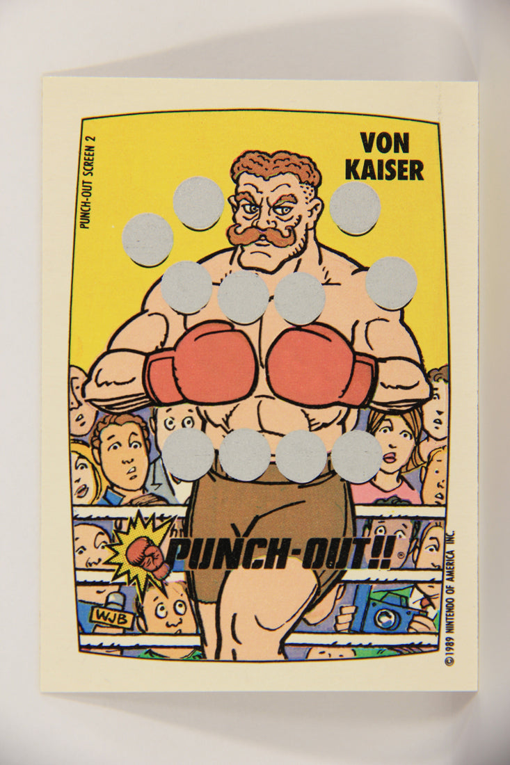 Nintendo Punch-Out 1989 Scratch-Off Card Screen #2 Of 10 ENG L019801
