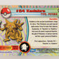 Pokémon Card Alakazam #65 TV Animation Blue Logo 1st Print ENG L019805