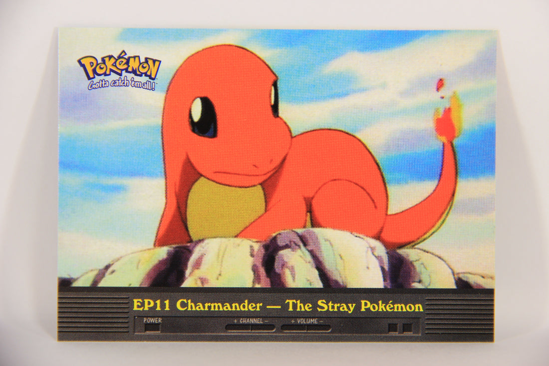 Pokémon Card TV Animation #EP11 Charmander The Stray Pokémon Blue Logo 1st Print ENG L019807