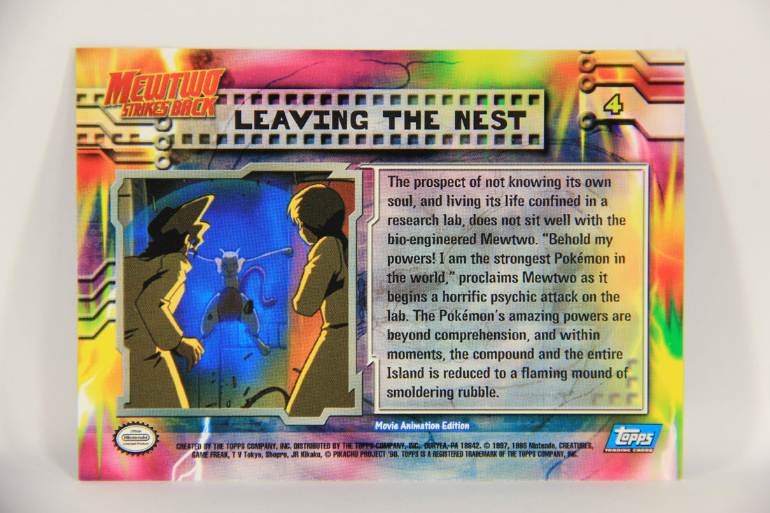 Pokémon Card First Movie #4 Leaving The Nest - Blue Logo 1st Print ENG L019812