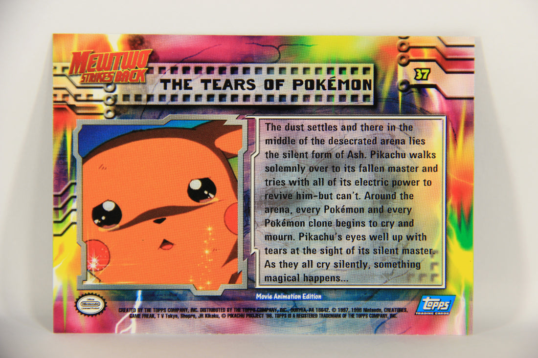 Pokémon Card First Movie #37 The Tears Of Pokémon Blue Logo 1st Print ENG L019819