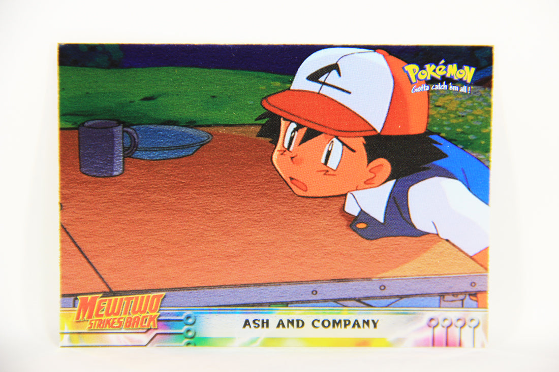 Pokémon Card First Movie #9 Ash And Company Foil Chase Blue Logo 1st Print ENG L019823
