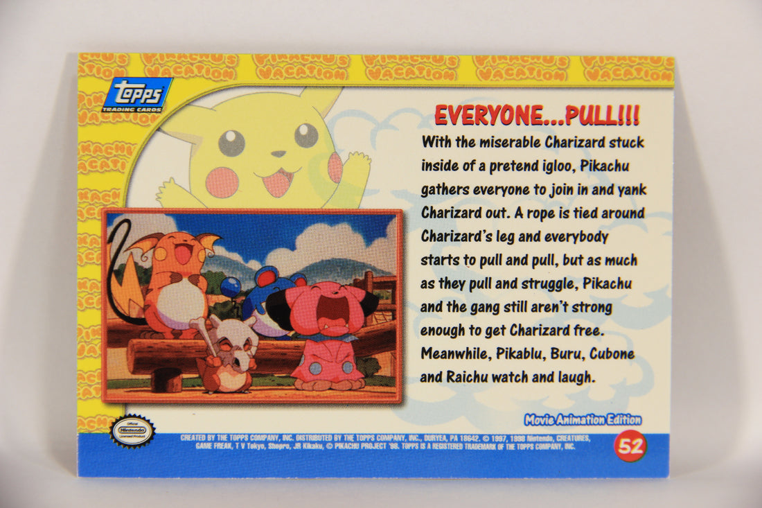 Pokémon Card First Movie #52 Everyone Pull Foil Chase Blue Logo 1st Print ENG L019824