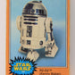 Star Wars 1977 Trading Card #187 R2-D2 (Kenny Baker) FR-ENG OPC L019839