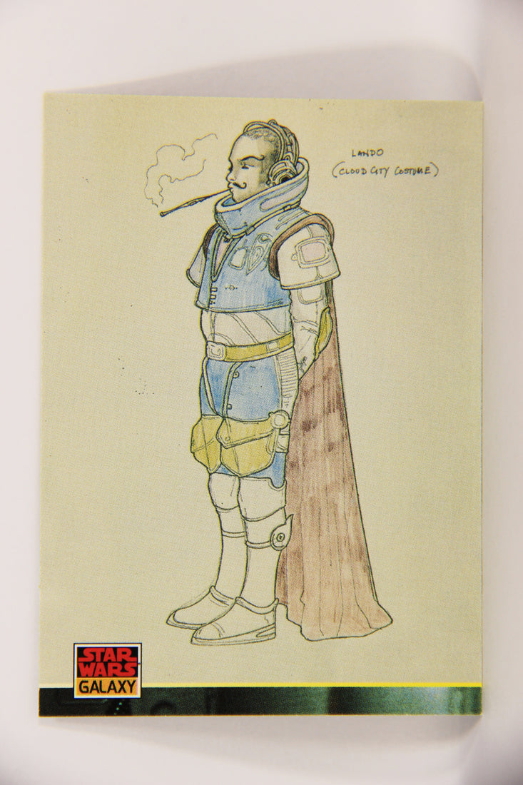 Star Wars Galaxy 1994 Topps Trading Card #181 Lando Calrissian Artwork ENG L019856