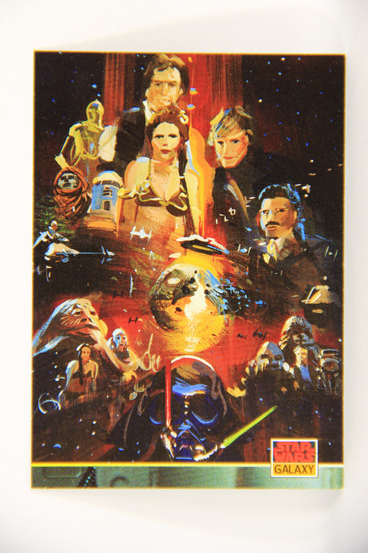 Star Wars Galaxy 1994 Topps Trading Card #189 Characters From ROTJ Artwork ENG L019858