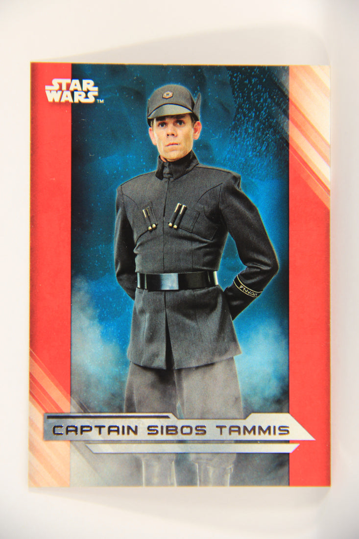 Star Wars The Last Jedi 2017 Trading Card #55 Captain Sibos Tammis ENG L019859